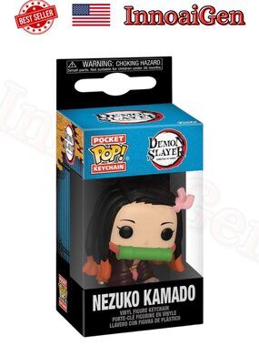 Funko Pocket Pop! Demon Slayer Nezuko Kamado Vinyl Figure Keychain NIB 1.5"